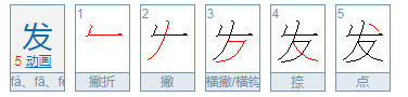 发财的发繁体字怎么写