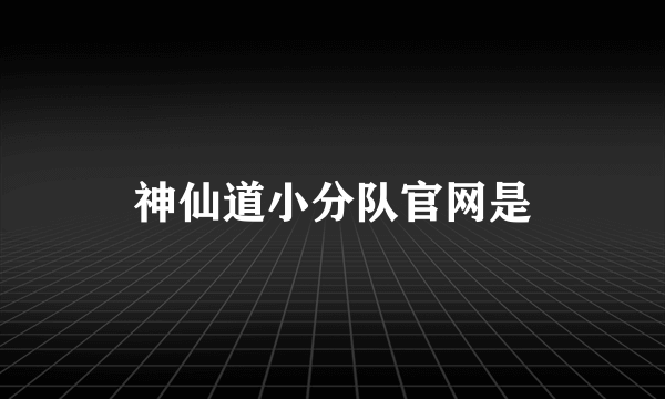 神仙道小分队官网是