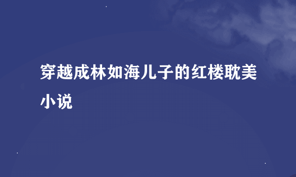 穿越成林如海儿子的红楼耽美小说