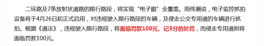 成都尾号限行违章了怎么处罚的扣分吗？