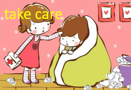 take care , take care of,care for,care about的用法及区别