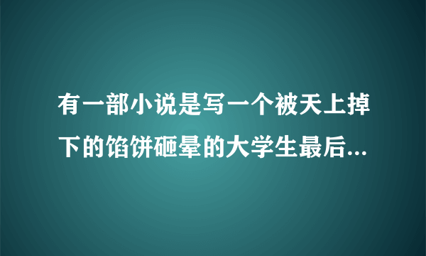 有一部小说是写一个被天上掉下的馅饼砸晕的大学生最后的到了强大的力量