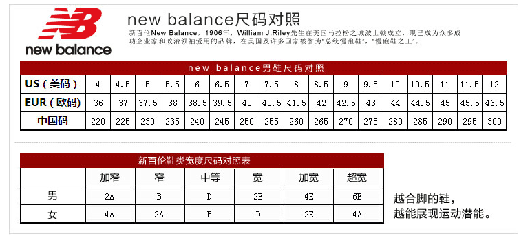 新百伦574鞋码