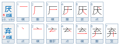 厌弃的意思