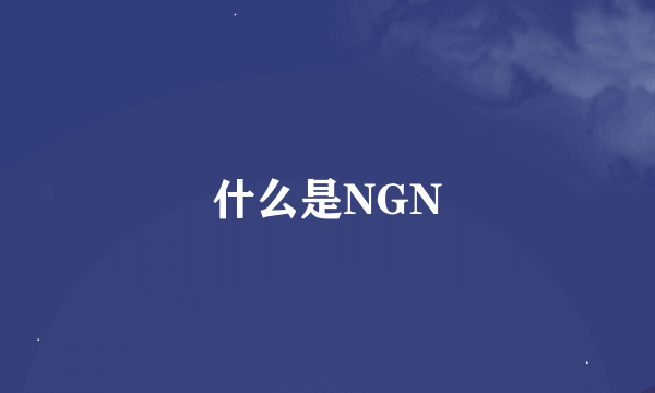 什么是NGN