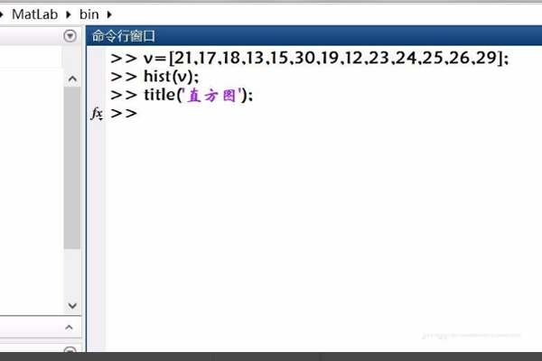 matlab如何画直方图
