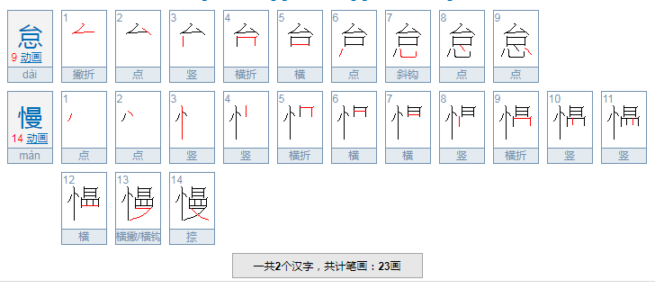 怠慢的意思是什么?