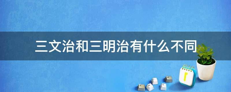 三文治和三明治的区别是什么？