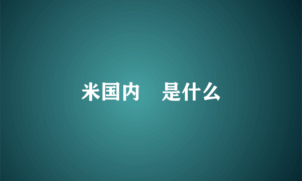 米国内褲是什么