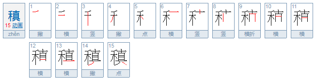 稹怎么读？