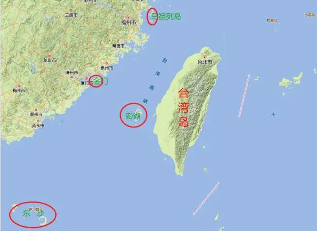 台湾省面积相当于大陆哪个省？