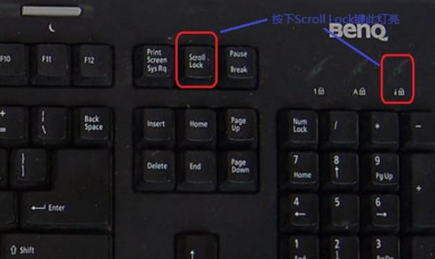 键盘上的Scroll Lock是什么意思呢