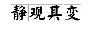 “静观其变”的意思是什么？