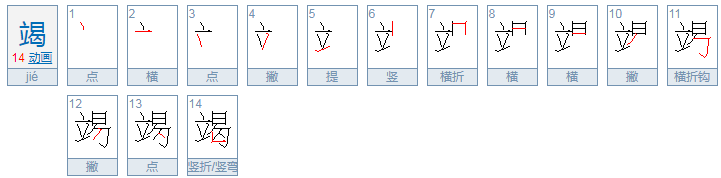 竭的拼音是什么