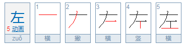 左的拼音是什么?