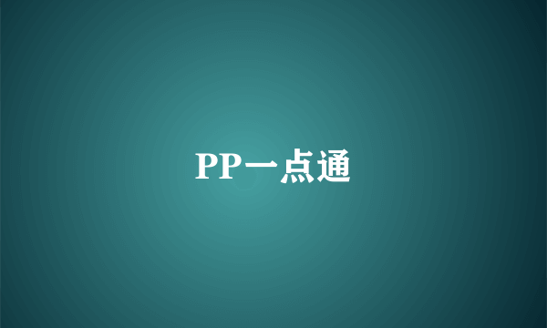 PP一点通