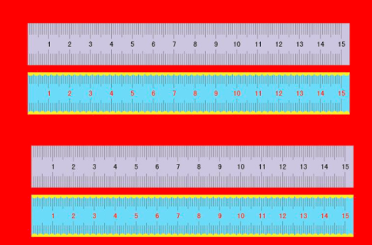 直尺上的数字叫刻度吗？