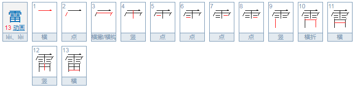 雷是什么意思？