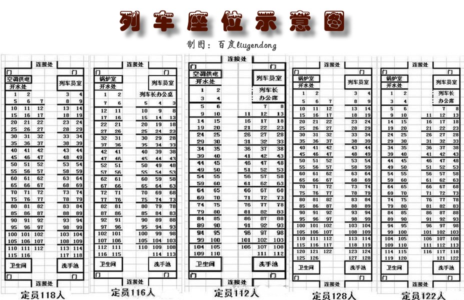 k666次列车硬座第12节车厢定员多少