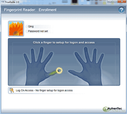 联想的那个TrueSuite指纹软件怎么用呀？