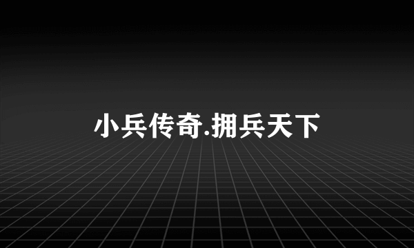 小兵传奇.拥兵天下