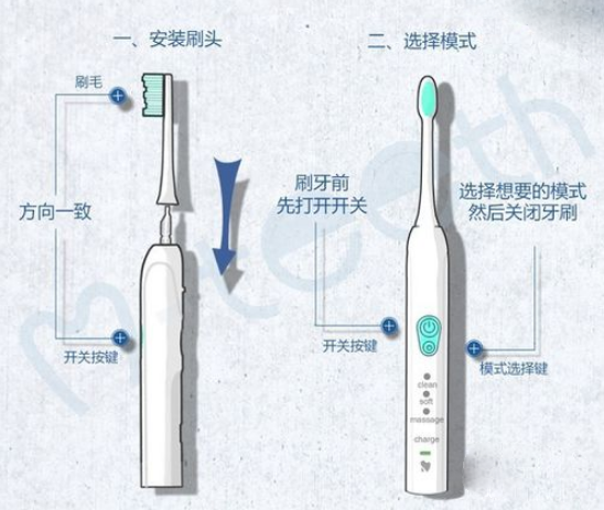 舒客电动牙刷如何使用？