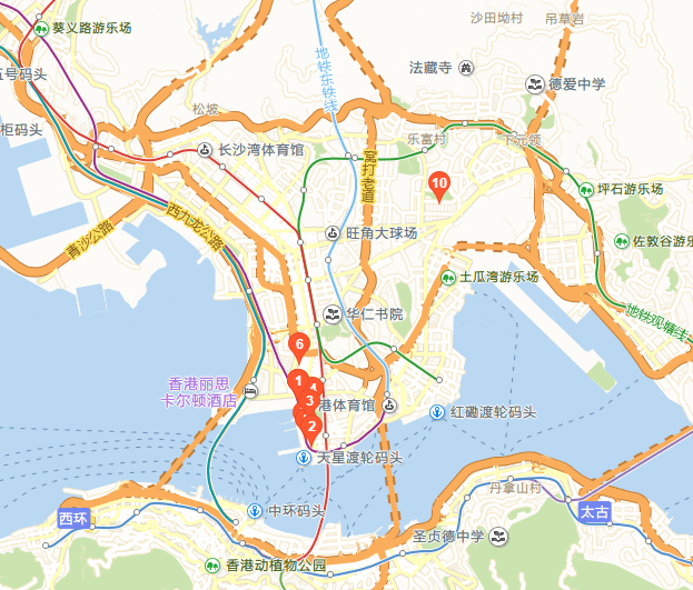 香港海港城在哪里，有什么地铁可以到