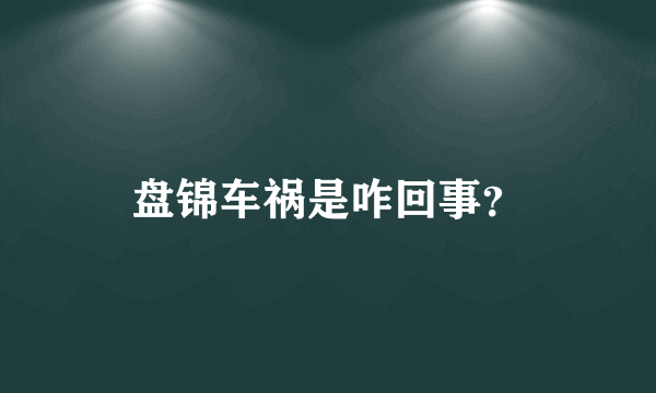 盘锦车祸是咋回事？