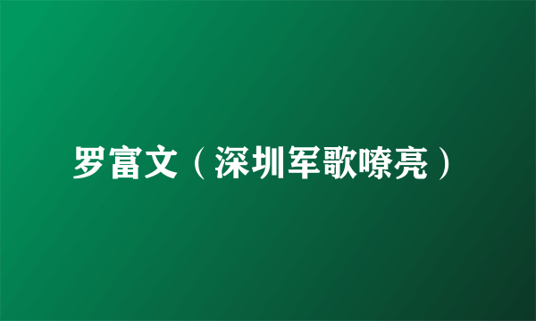 罗富文（深圳军歌嘹亮）