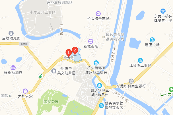 东莞市桥头镇有哪些村？