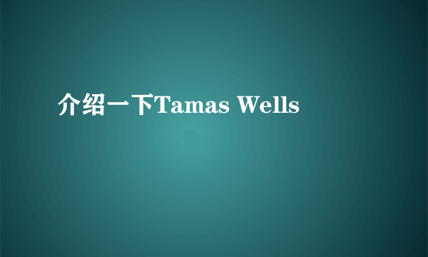 介绍一下Tamas Wells