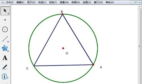 怎么画圆的内接正三角形（尺规）