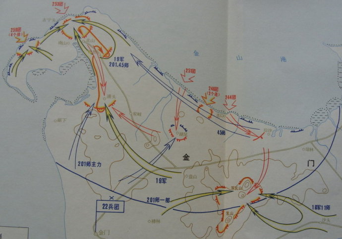 血战金门岛的详细经过