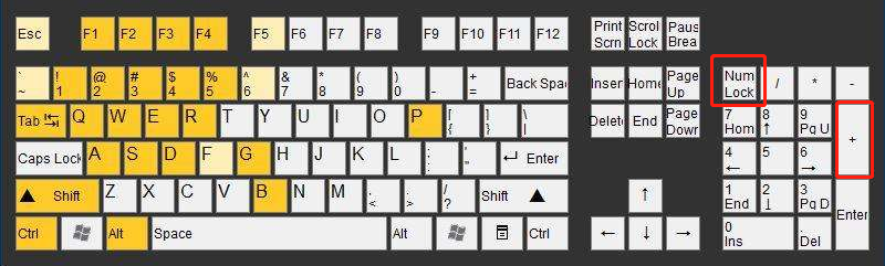 “Num+”是哪个键啊？？
