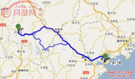 厦蓉高速公路地图