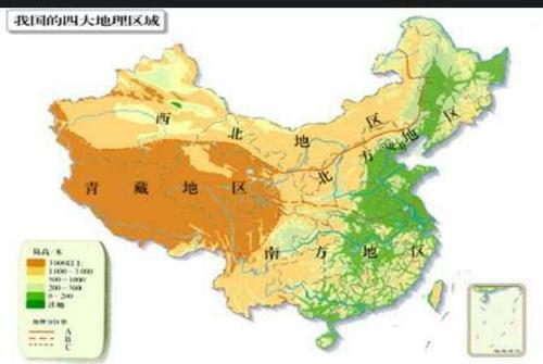 我国四大地理区域划分的依据是什么?