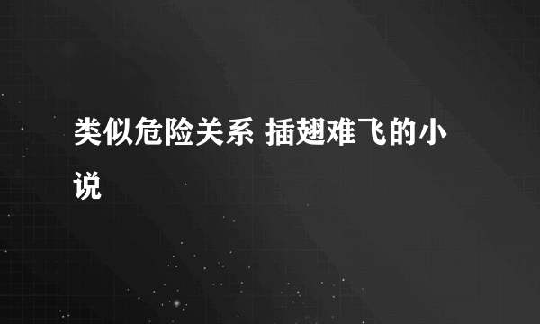 类似危险关系 插翅难飞的小说