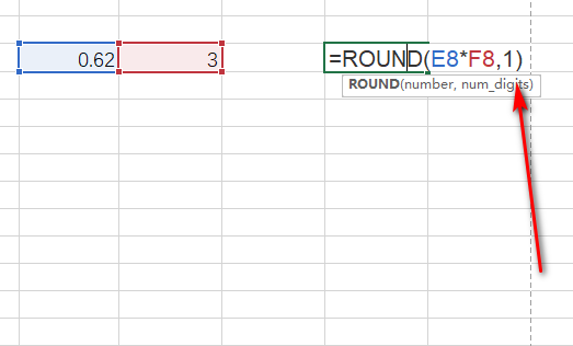 excel表格公式计算后取小数点后的位数