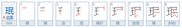 珉怎么读