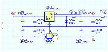 LM7805,LM7815,LM7915的引脚图和功能是什么