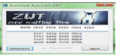 CAD2007序列号和激活码？