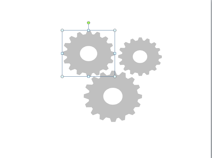 ppt中如何制作转动的齿轮图