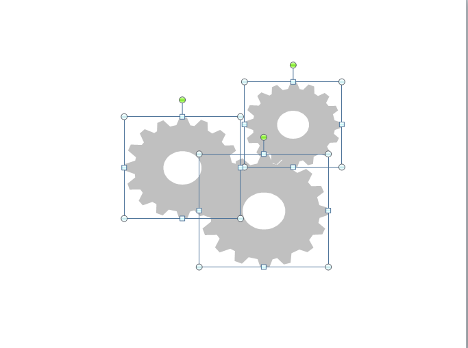 ppt中如何制作转动的齿轮图