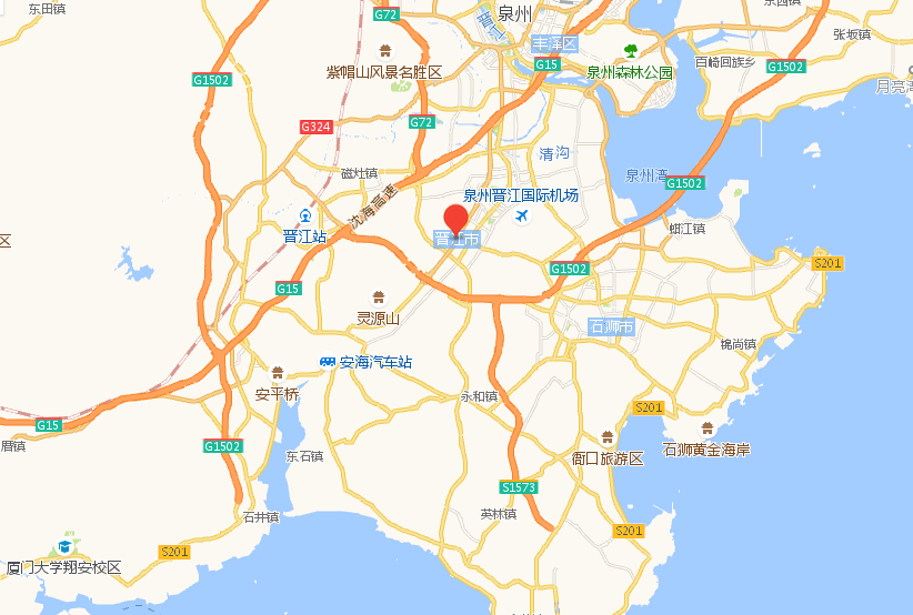 福建泉州晋江地图