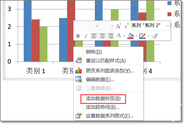 Origin柱状图上如何在柱上显示数据?