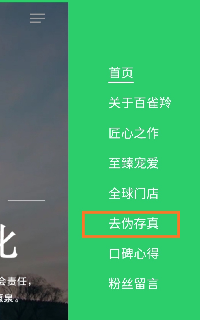 百雀羚查防伪码网站？