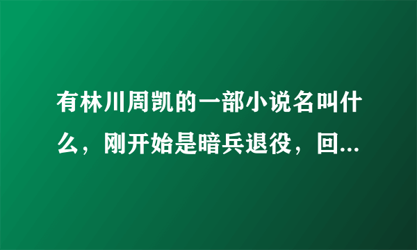 有林川周凯的一部小说名叫什么，刚开始是暗兵退役，回到江北市的一部小说，谢谢各位亲友！！！