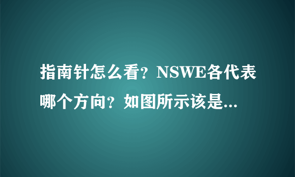 指南针怎么看？NSWE各代表哪个方向？如图所示该是哪个方向