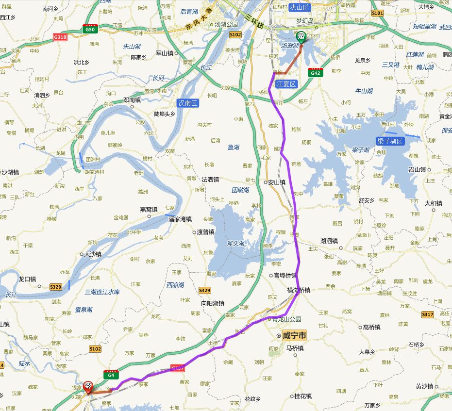 107国道路线经过哪几个地方啊