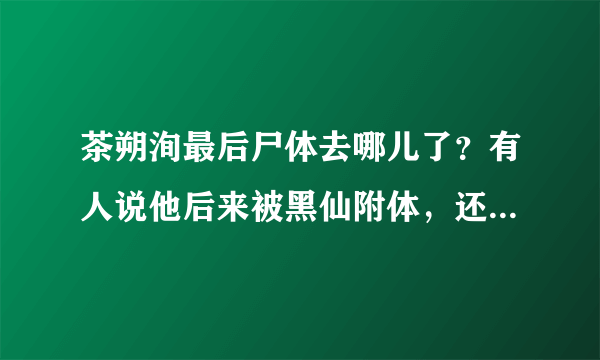 茶朔洵最后尸体去哪儿了？有人说他后来被黑仙附体，还是他本来就有黑仙只是后来才苏醒了那个力量？